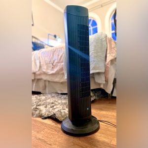 Mainstays 28" 3-Speed Oscillating Tower Fan, Black